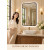 Gương khung inox đen 60 × 90 cm – 1 gương cho 1 lavabo