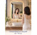 Gương khung inox vàng gold 60 × 90 cm – 1 gương cho 1 lavabo