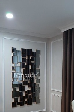 Gương trang trí treo tường phòng khách cao cấp luxury