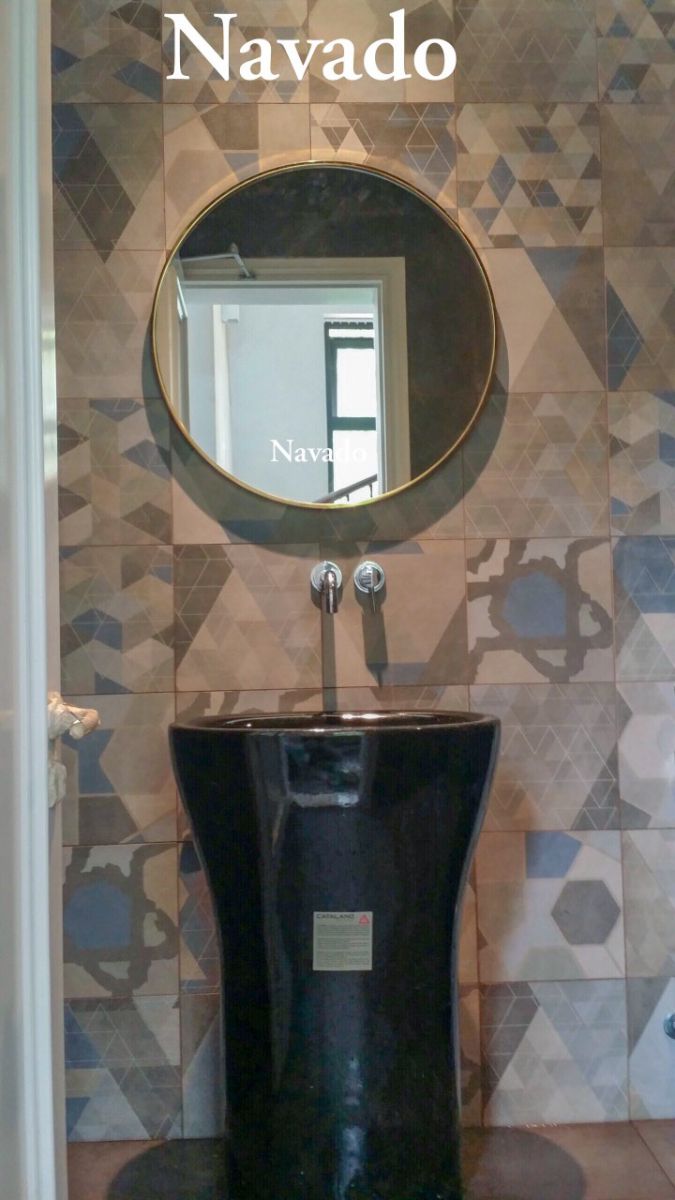 Gương phòng tắm tân cổ điển Oras 80cm