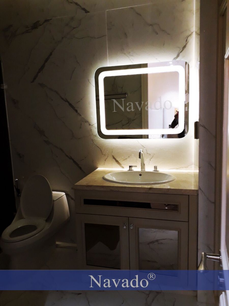 Gương phòng tắm đèn led navado
