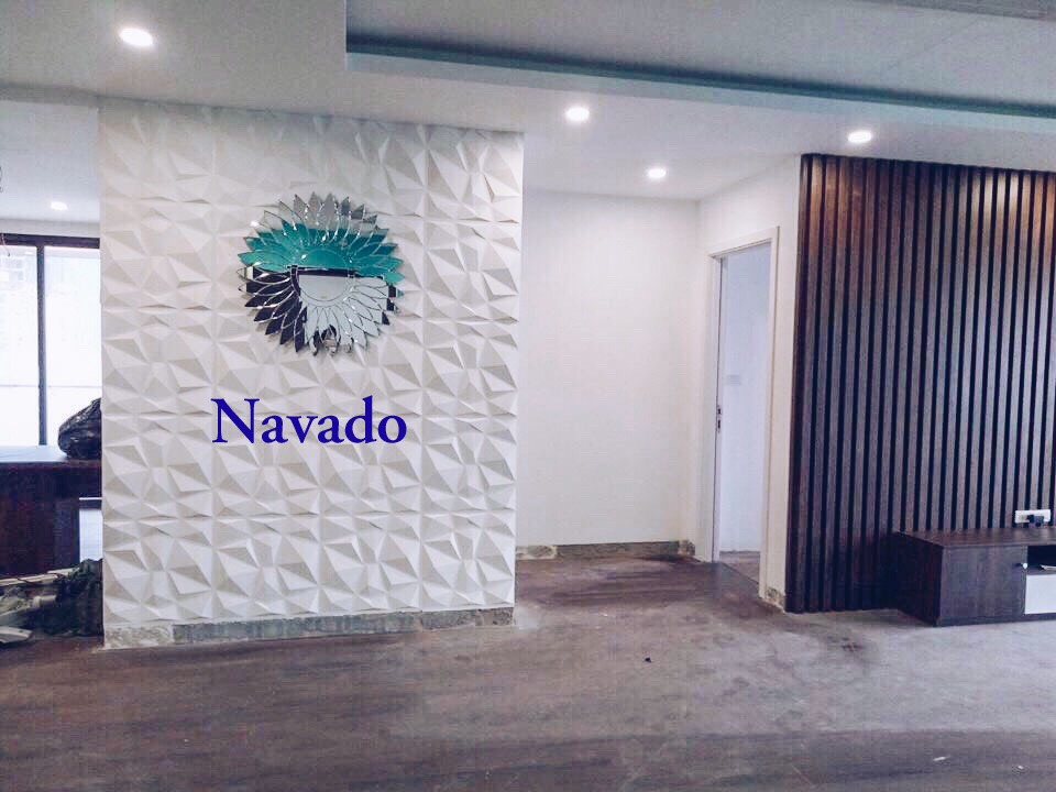 Xu hướng trang trí phòng khách bằng gương treo tường nghệ thuật Navado