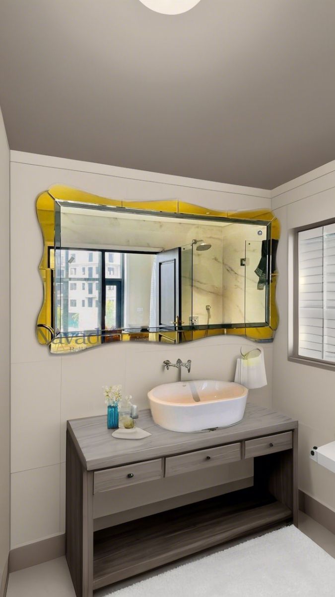 Thiết kế lắp gương cho từng phòng tắm