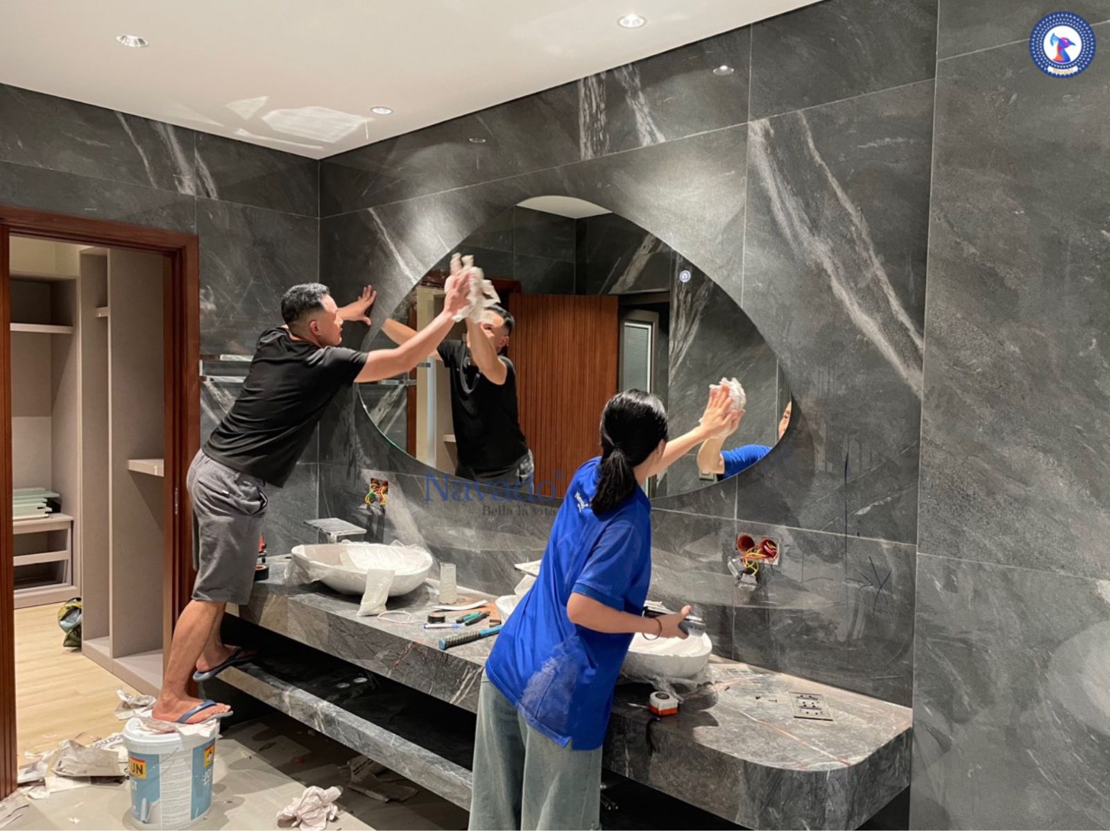 Thiết kế gương phale led cho từng phòng tắm khác nhau