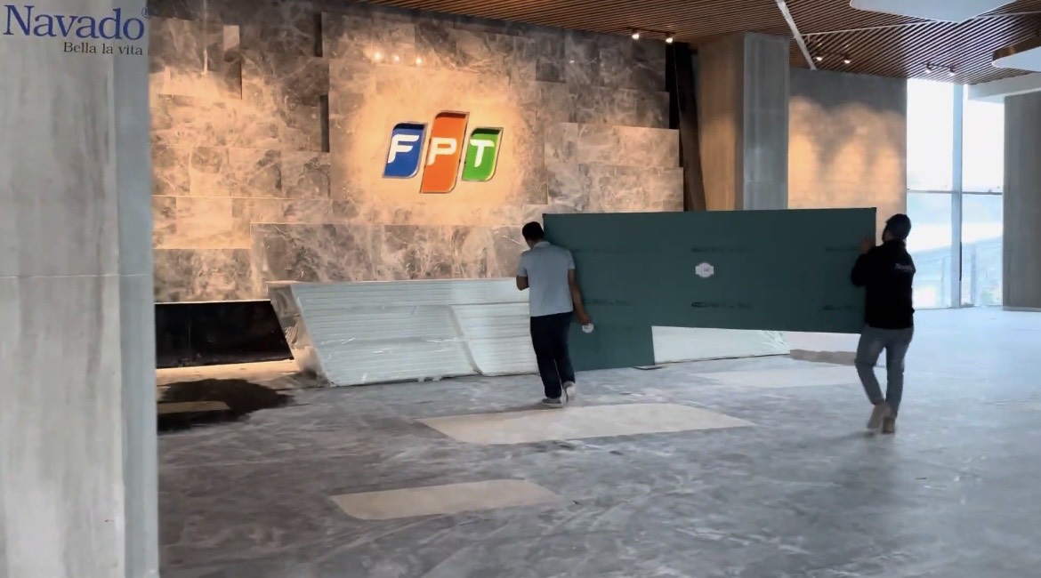 Gương navado lắp dự án trụ sở văn phòng FPT Hà Nội