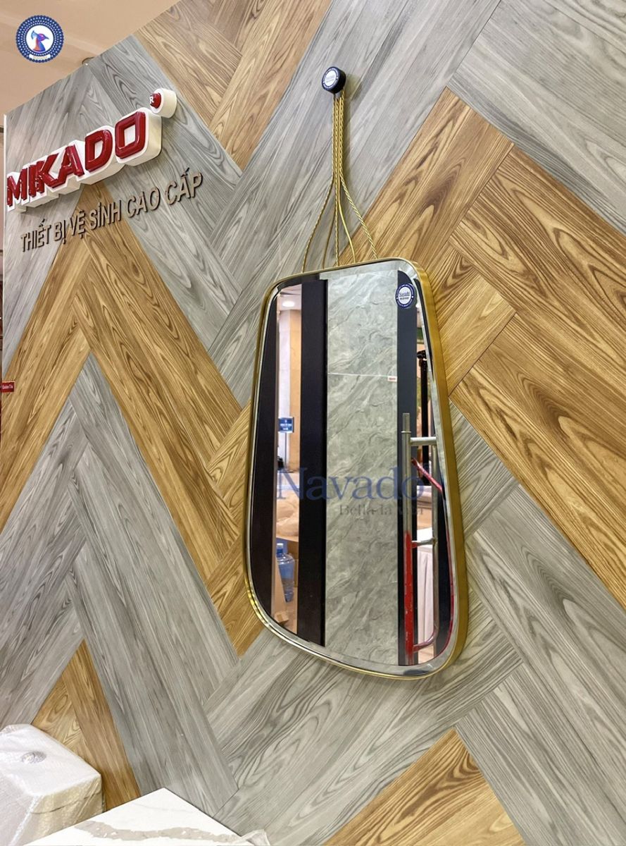 Gương decor treo dây