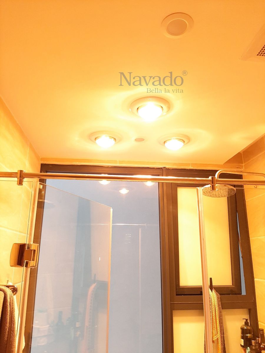 Đèn sưởi nhà tắm âm trần