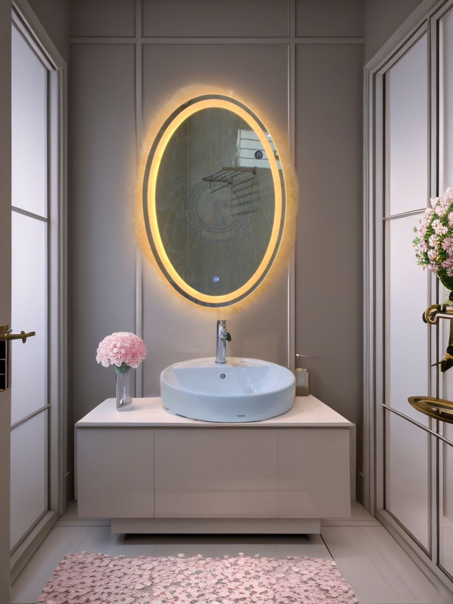 Gương led nhà tắm sang trọng