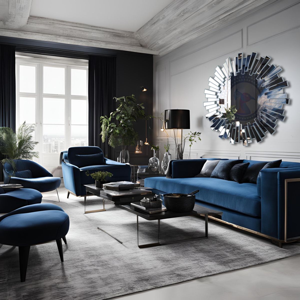 Mẫu gương trang trí sang xịn Navado