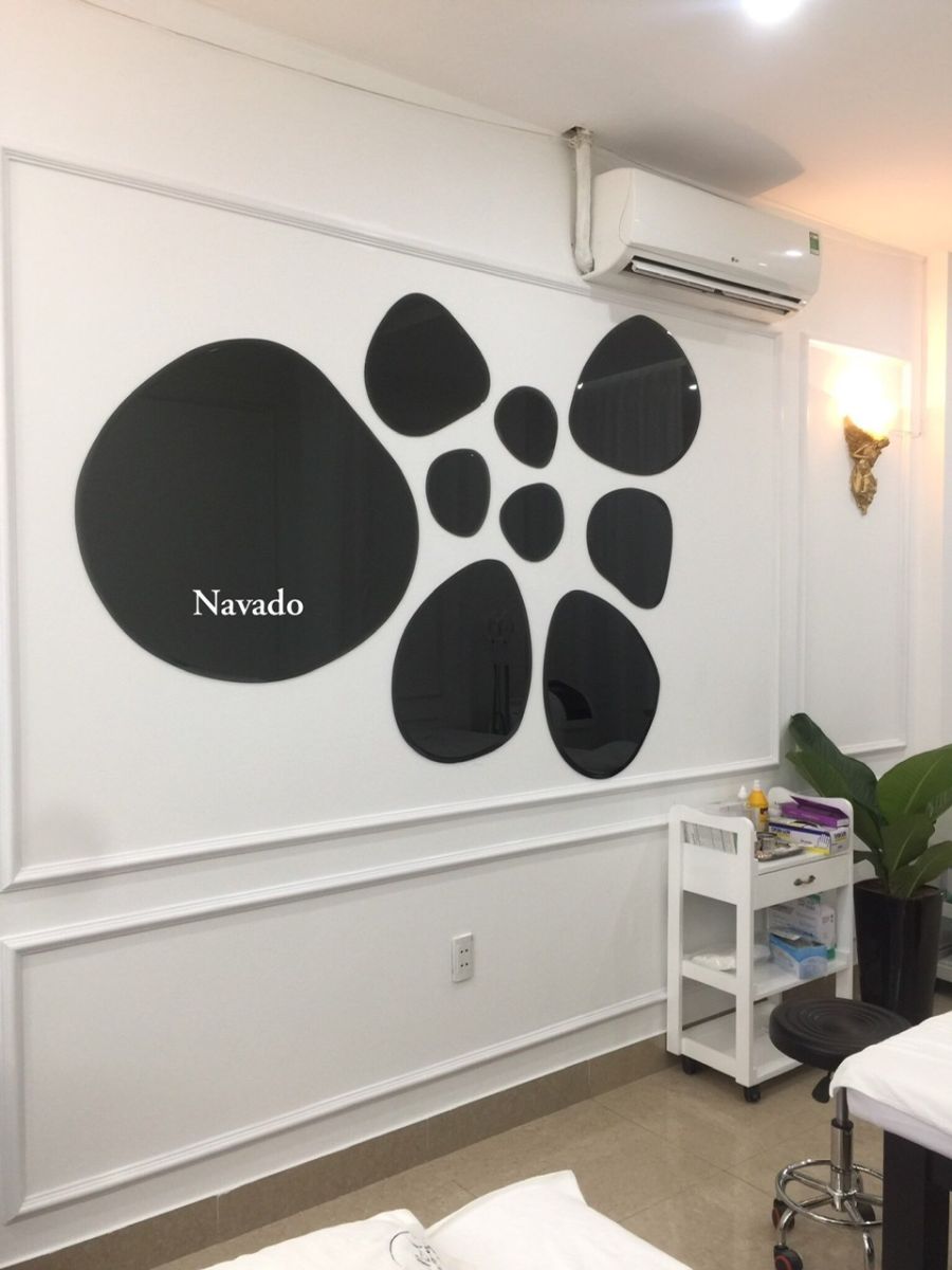 Gương bỉ màu trang trí nội thất