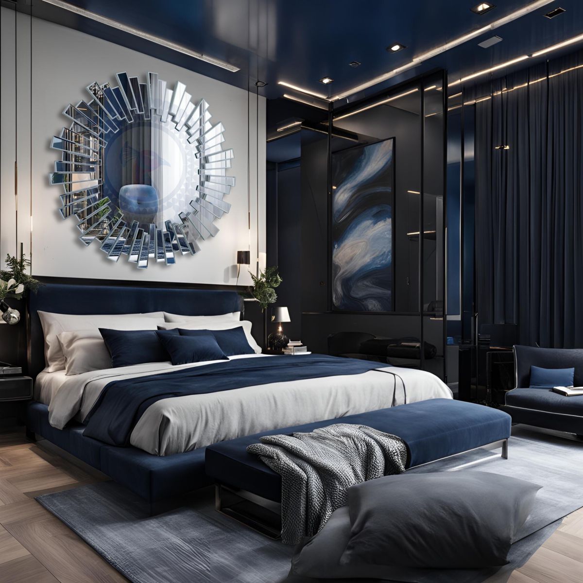 Gương trang trí phòng ngủ