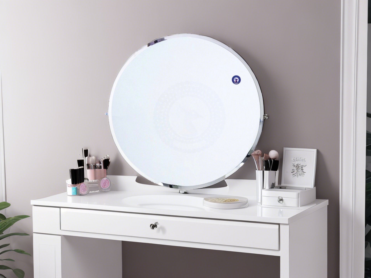 Gương trang điểm mài vát 01