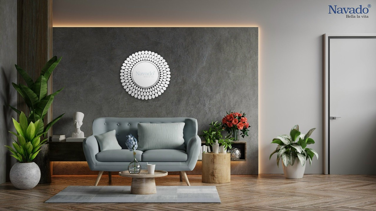 Gương trang trí phòng khách