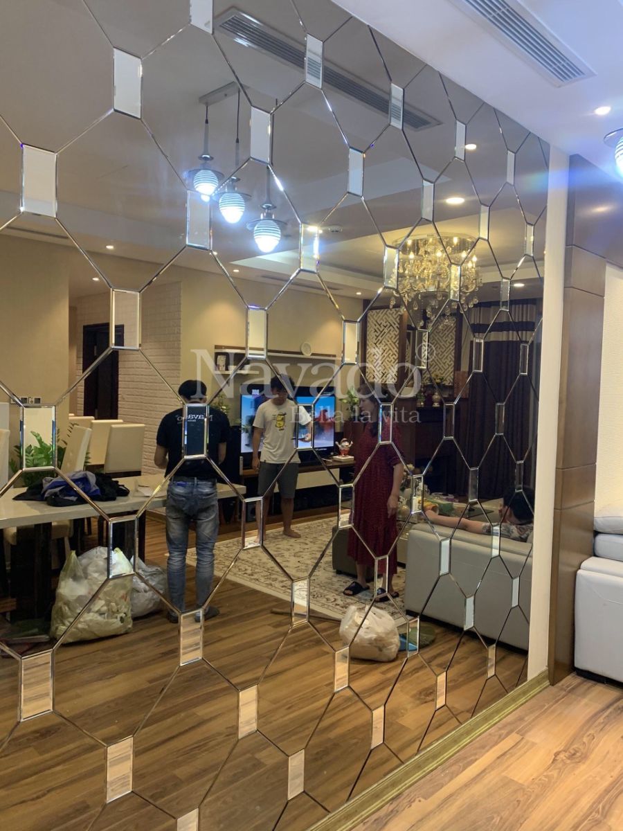 Gương ghép tường nội thất cao cấp