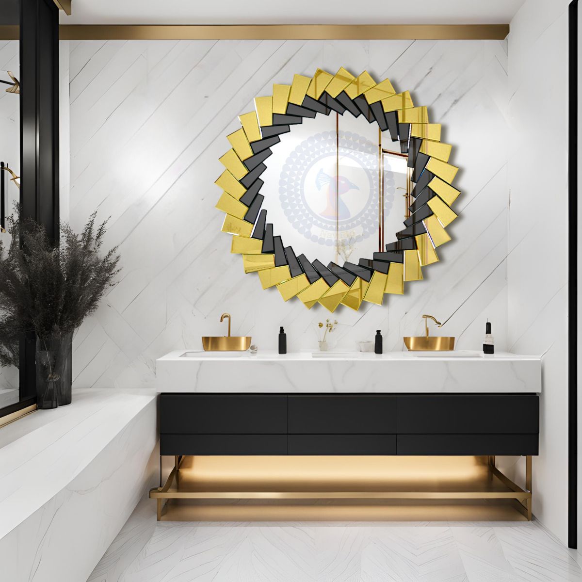 Gương nghệ thuật phòng tắm