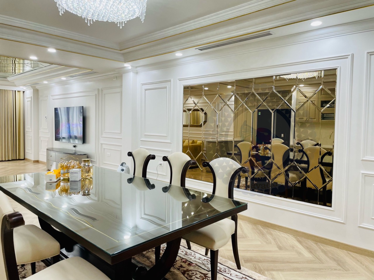Gương trang trí nội thất phòng khách