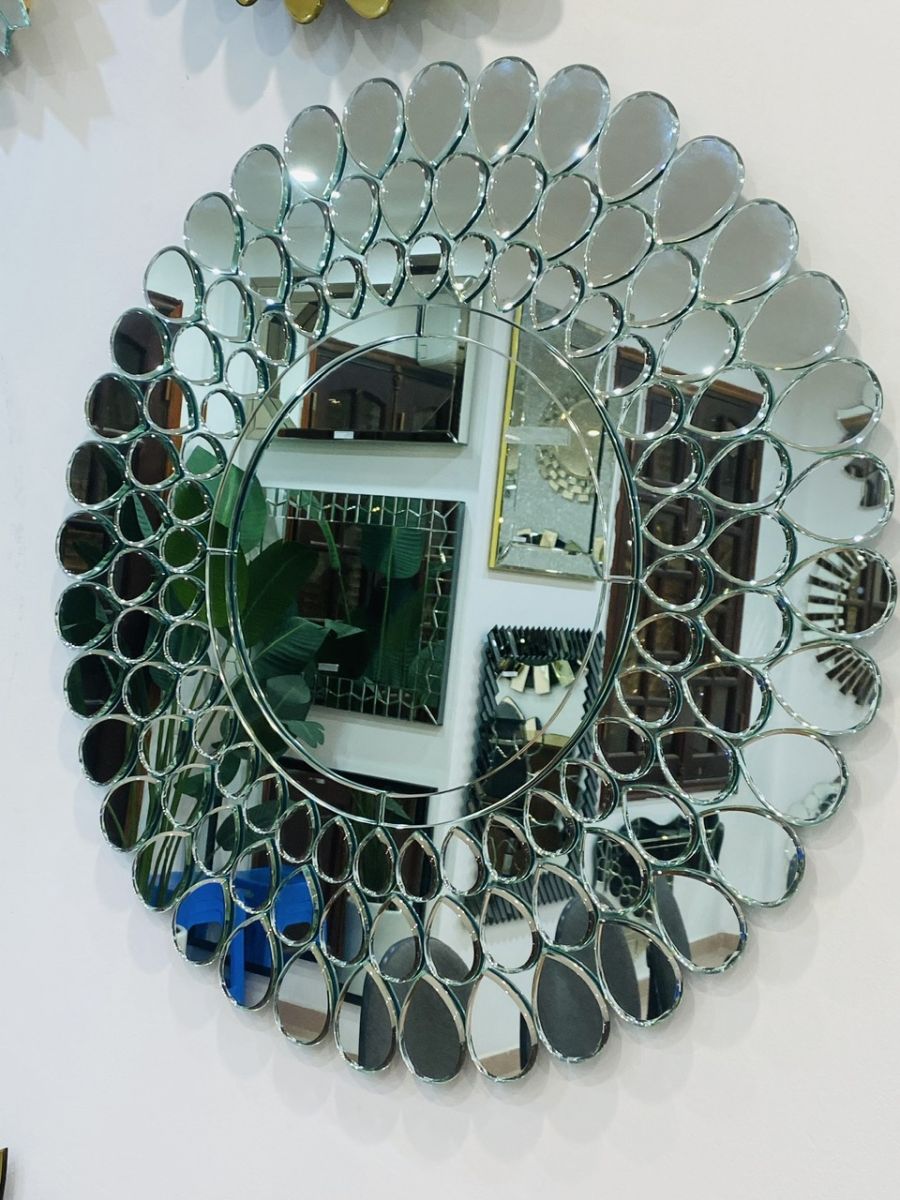 Gương decor phòng khách