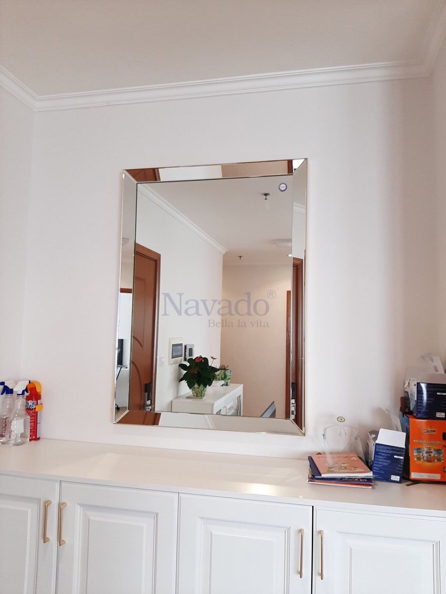Gương bỉ pha lê Navado gương soi trong suốt