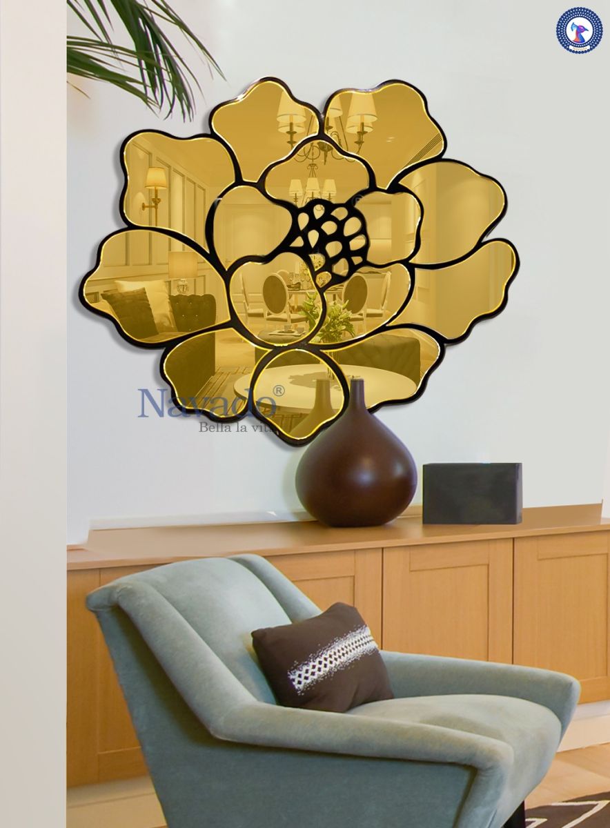 Gương nghệ thuật Hoa Hồng Rose