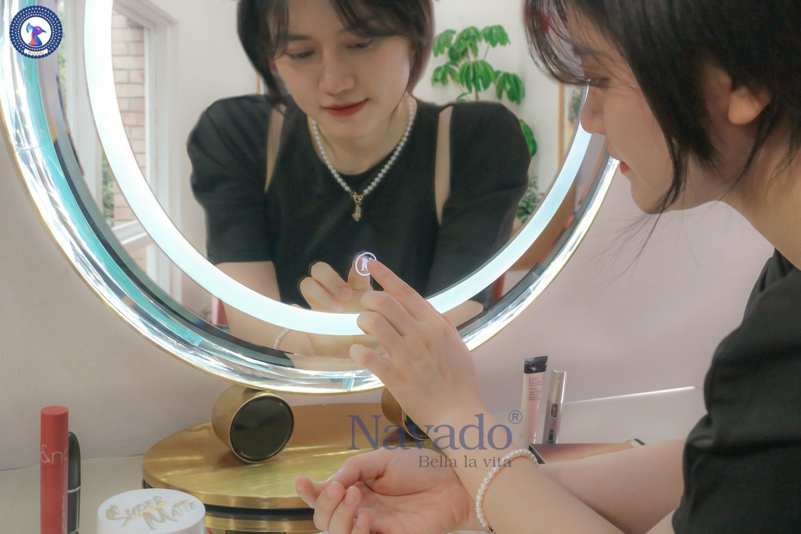 Gương Pha Lê Navado Crystal Mirror