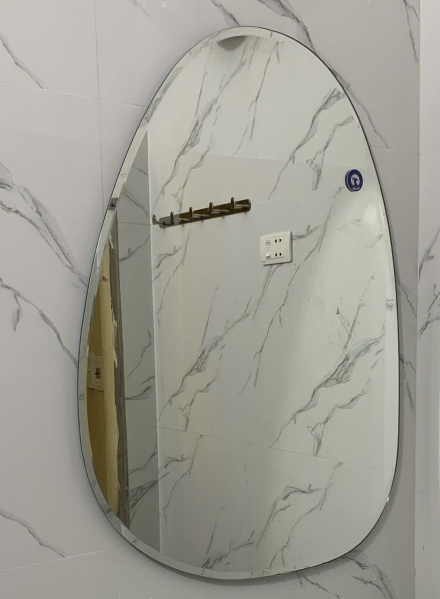 Gương nhà tắm cao cấp mài nghệ thuật