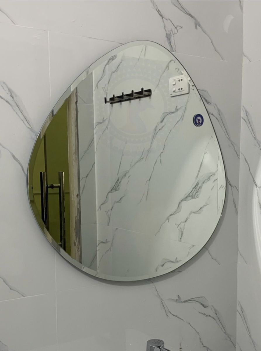 Gương nhà tắm mài vát nghệ thuật