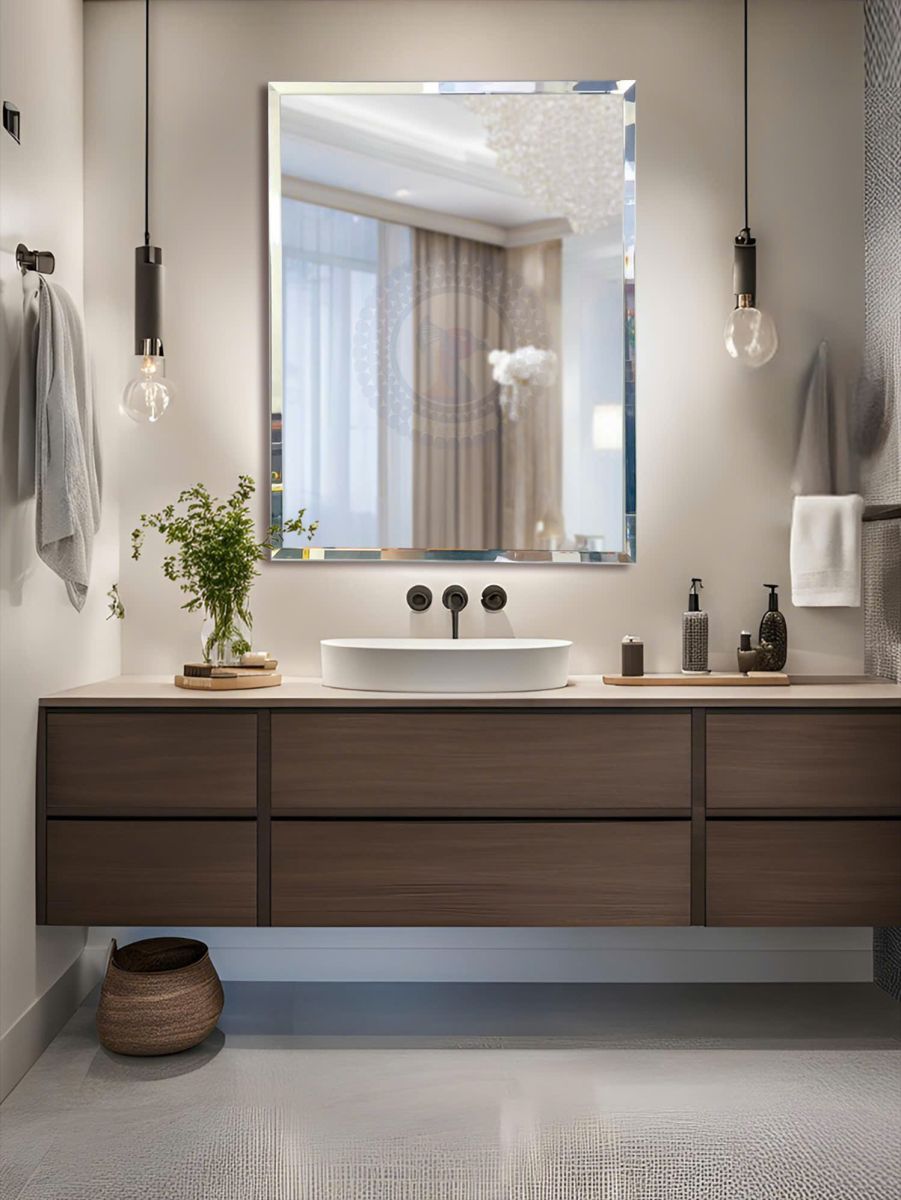 Gương nhà tắm chữ nhật