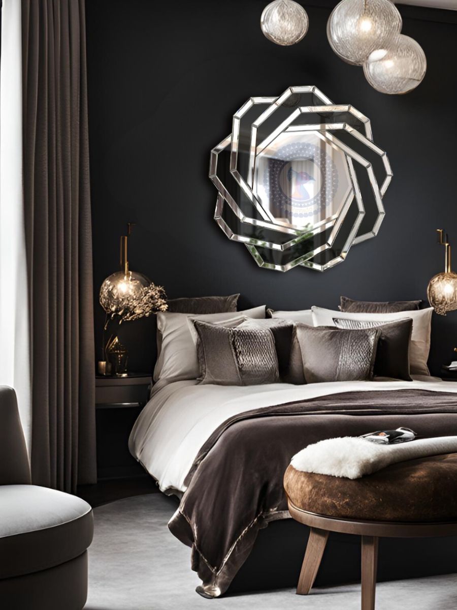 Gương decor phòng ngủ