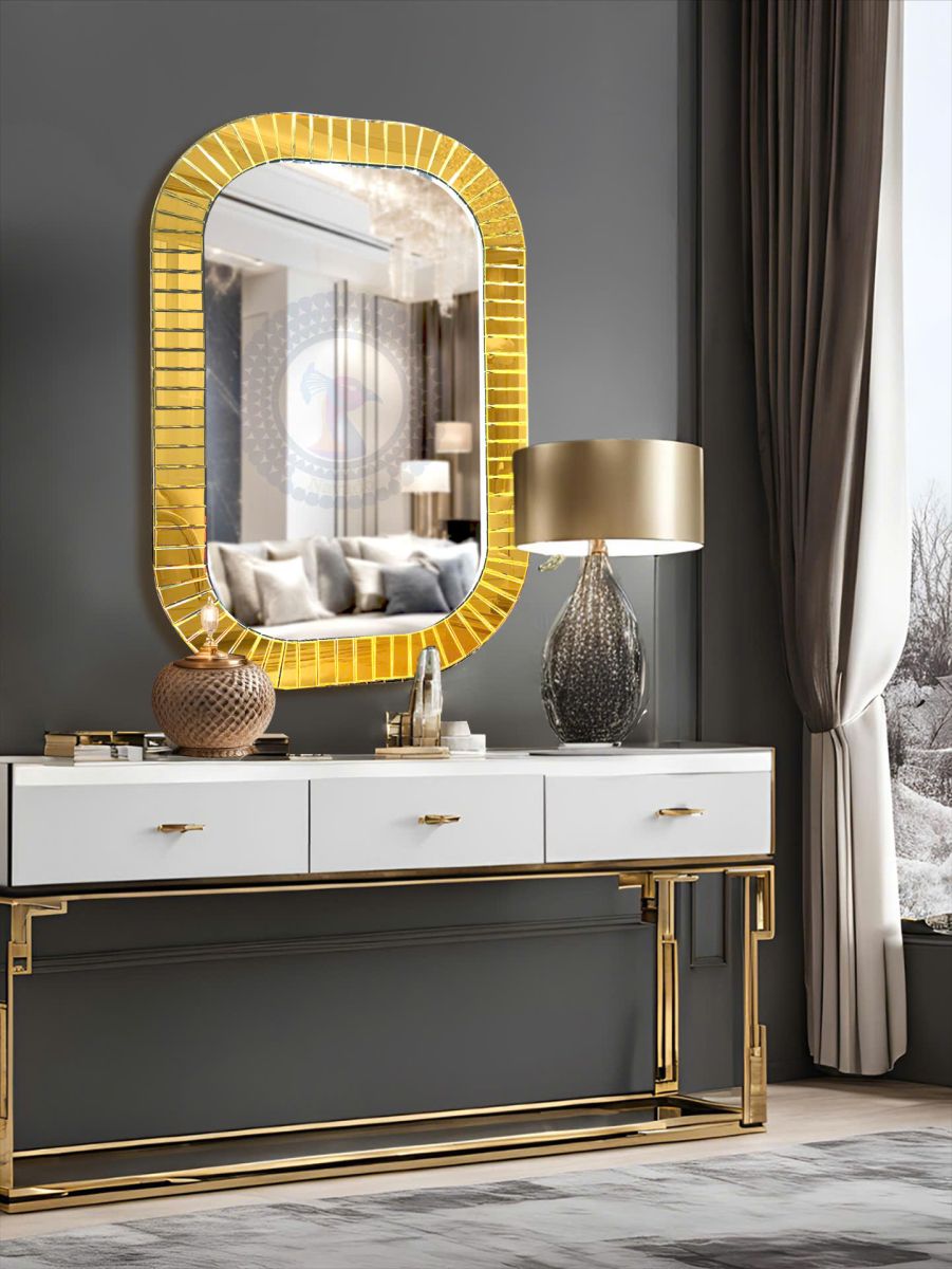 Gương trang điểm treo tường nghệ thuật