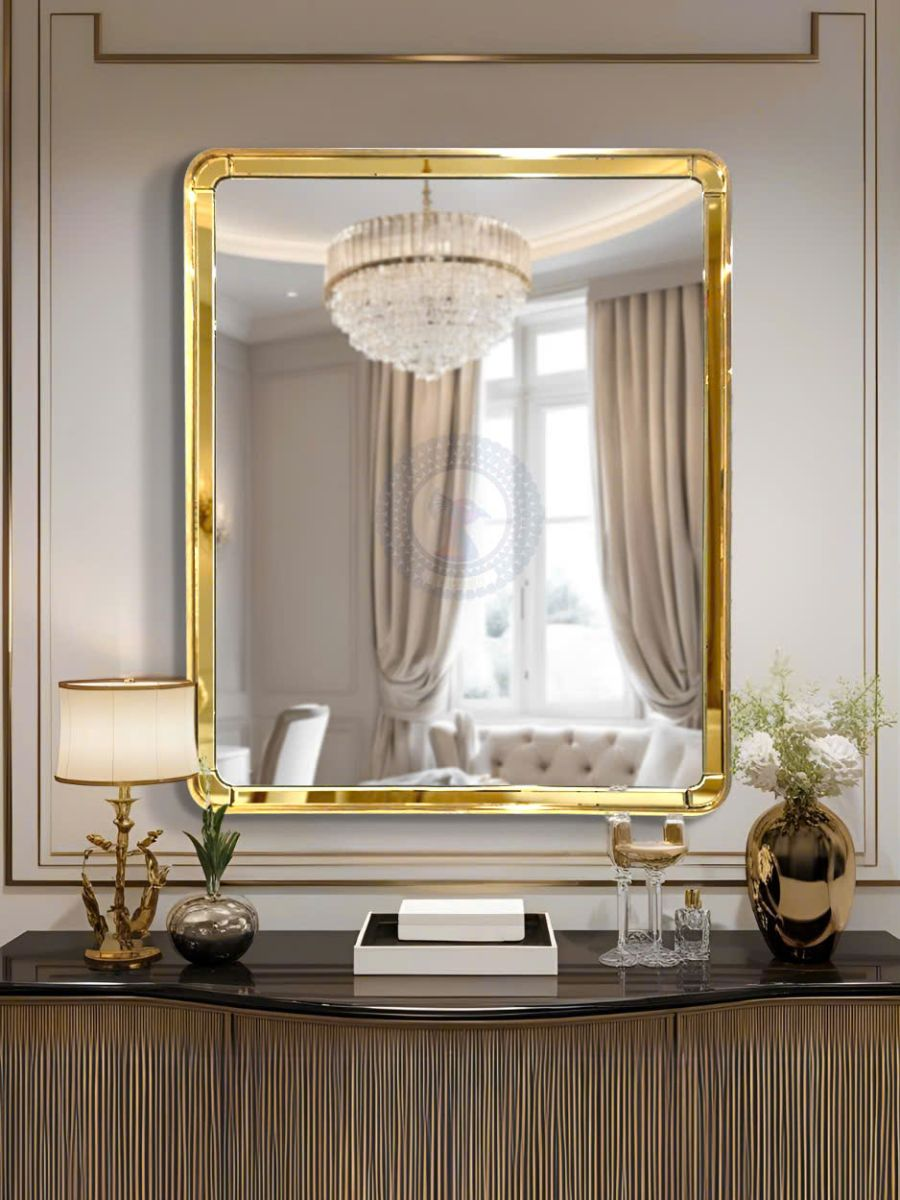 Gương trang điểm dát vàng cao cấp của Navado