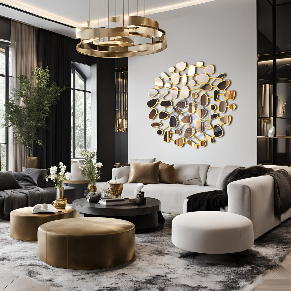 Gương treo trước cửa chuẩn phong thủy