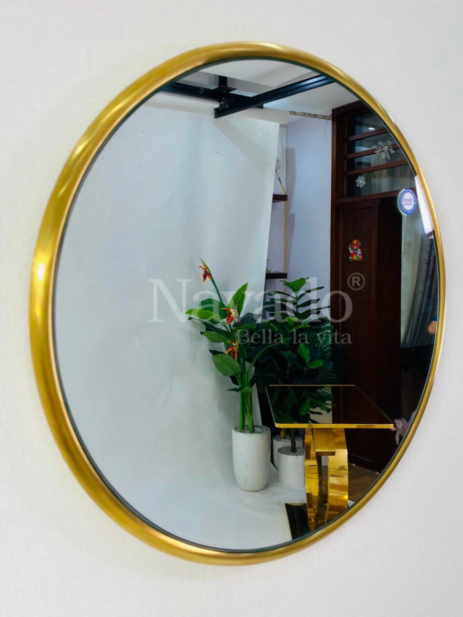Gương soi toàn thân khung inox mạ PVD