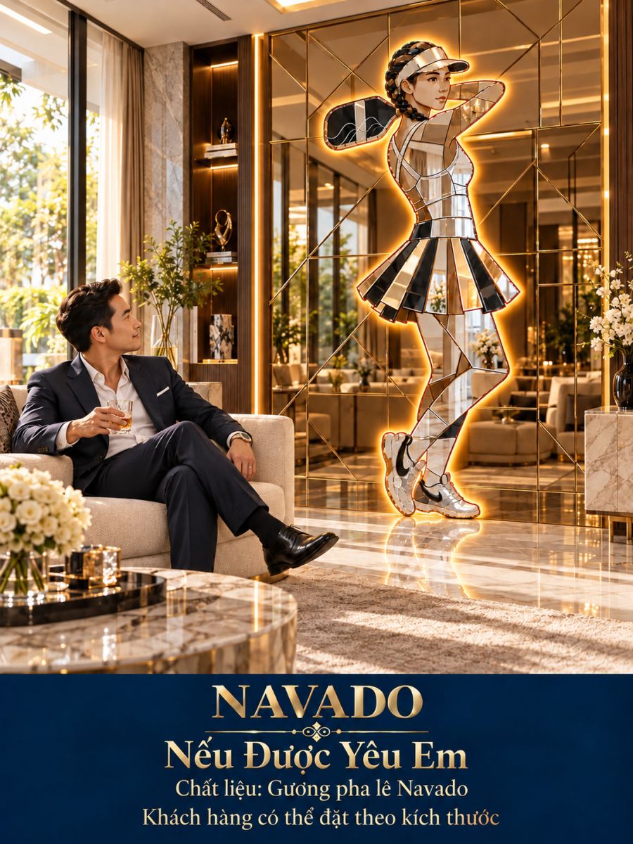 Mẫu gương nghệ thuật Nếu Được Yêu Em NAVADO